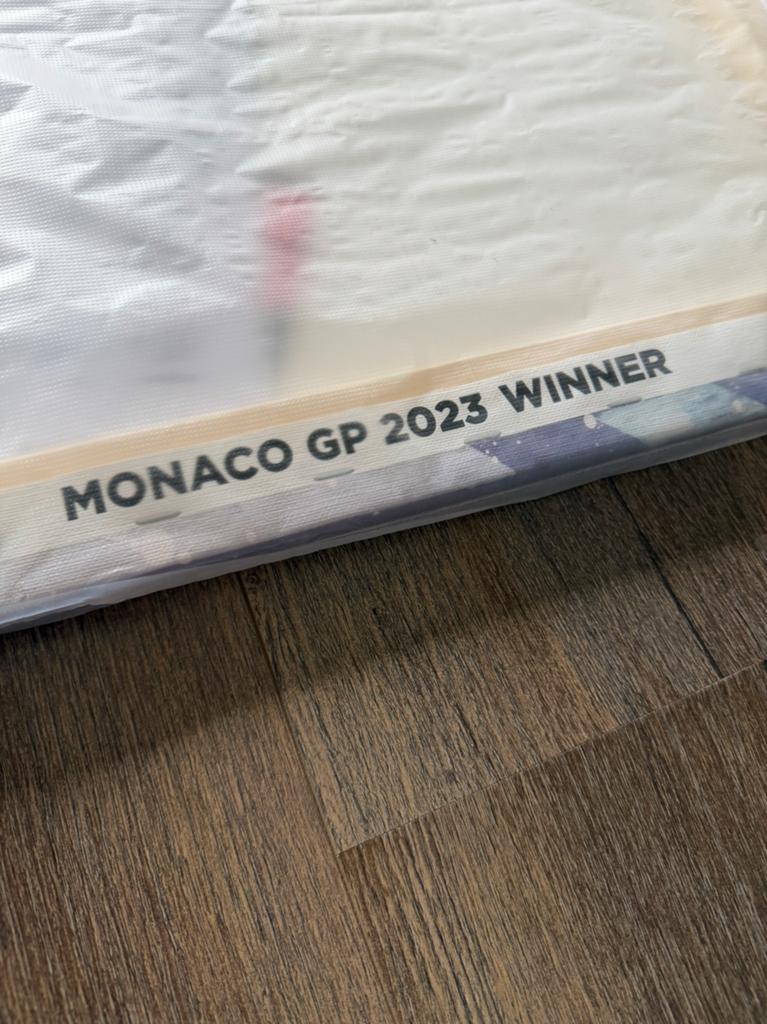 Officieel Max Verstappen Monaco Canvas schilderij, Ophalen of Verzenden, Nieuw, Formule 1