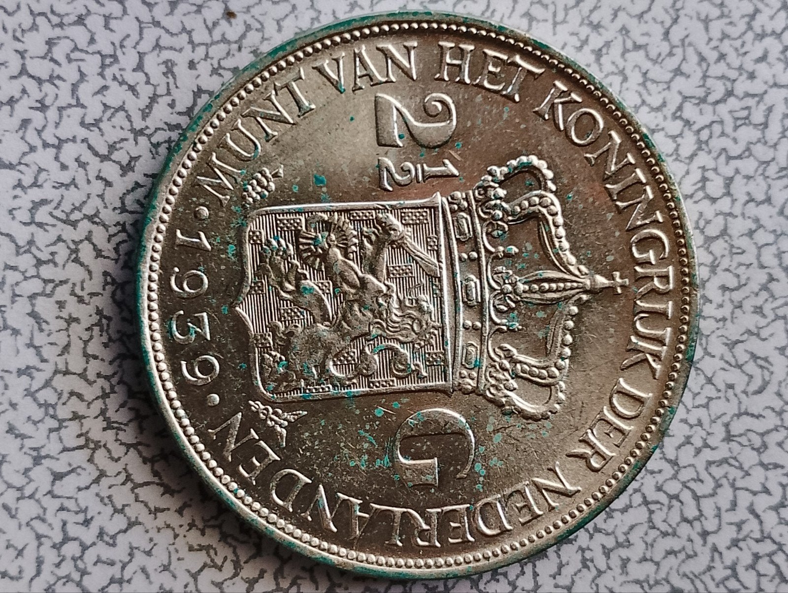 Nederland 2,5 gulden, Ophalen, Koningin Wilhelmina, 1 gulden