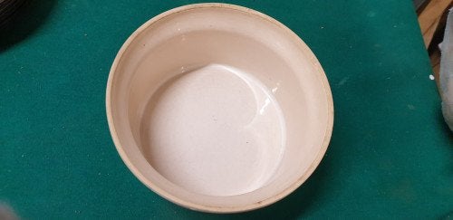 Bloempot beige aardewerk, Ophalen of Verzenden, 'T Olde Gre-j, Info@toldegrej.nl, Endepoelstraat 20f Didam