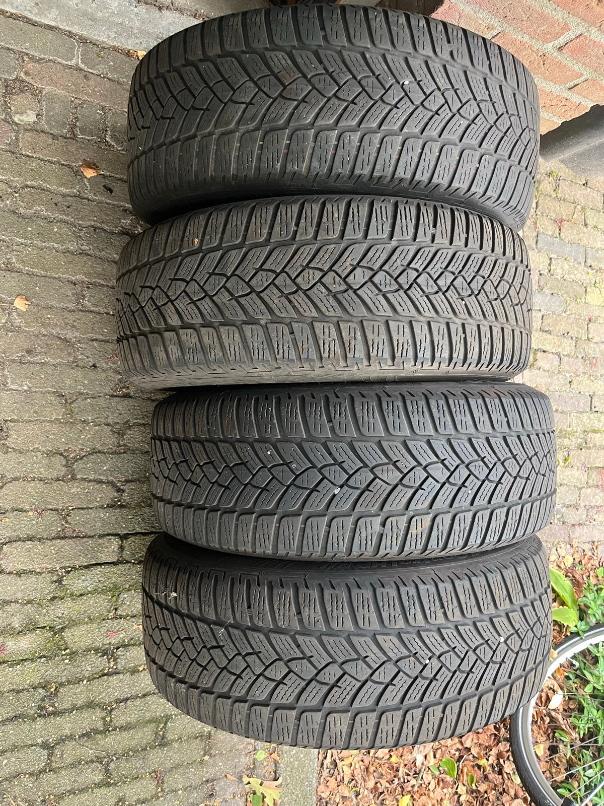 4 Fulda Kristall Control HP 2 winterbanden op stalen velgen, Ophalen, Gebruikt, 16 inch, Banden en Velgen