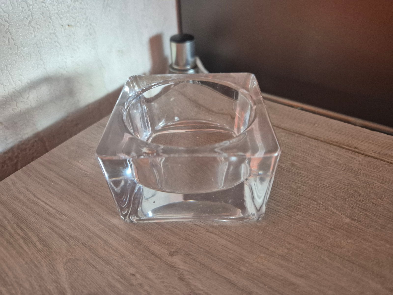 glazen Ice Cube theelichthouder, Ophalen of Verzenden