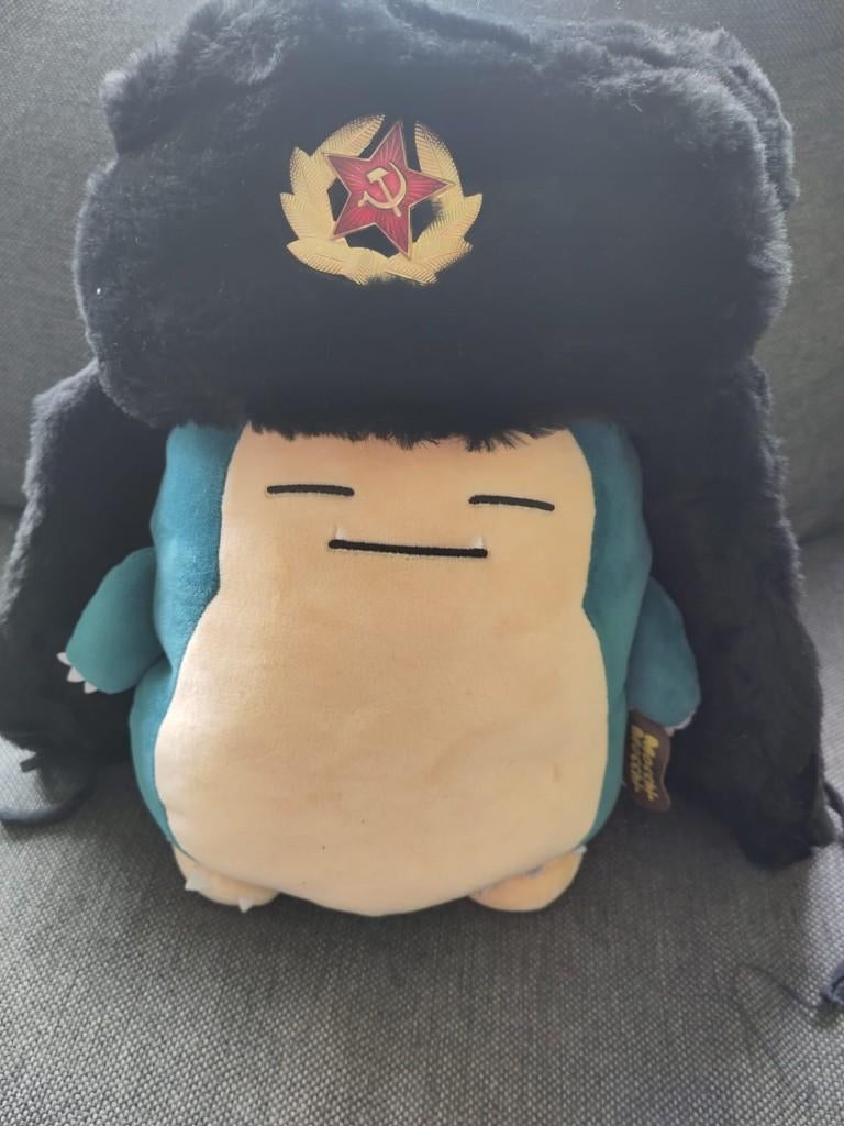 Sovjet Ushanka - Russische bontmuts, Maat 52/54 (L), Geen merk, Ophalen of Verzenden, Zo goed als nieuw