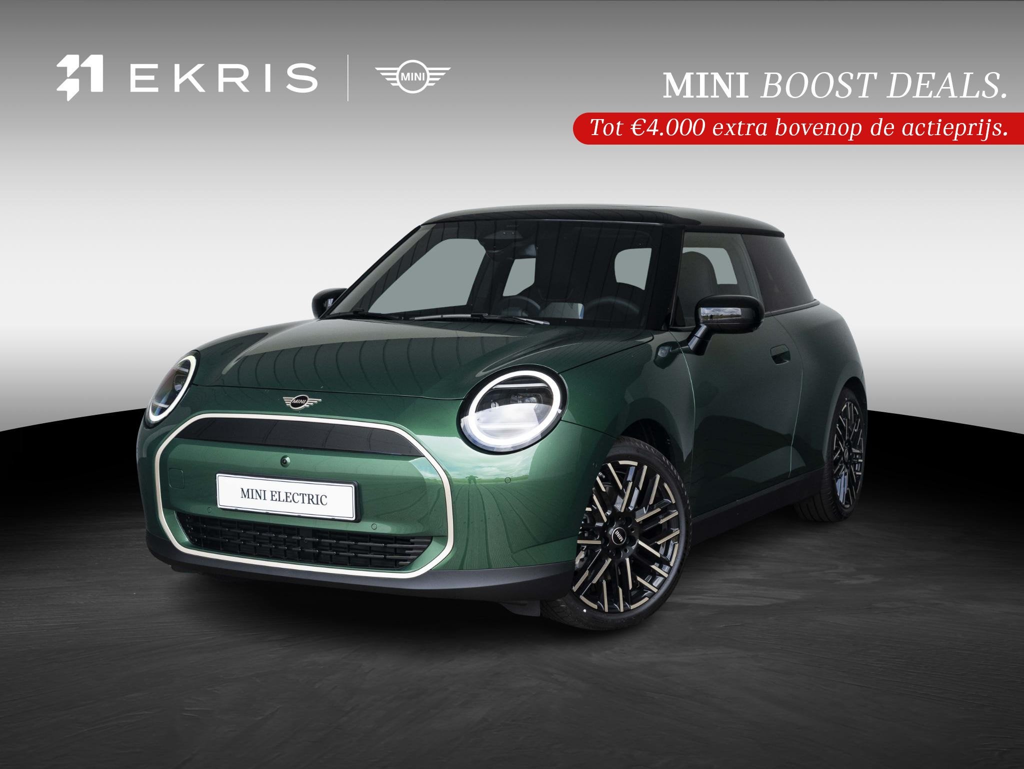 MINI 3-Deurs Cooper E Favoured | Pakket L, 41 kWh, 4 stoelen, Nieuw, 184 pk