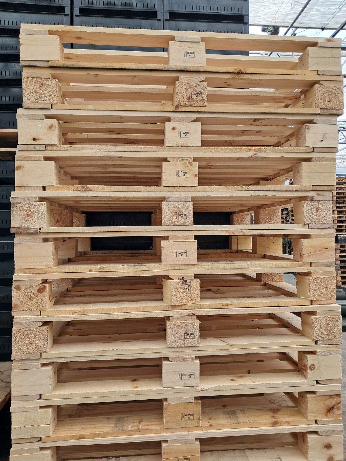 120x110x14  cm 25 stuks pallets, Ophalen, Minder dan 25 mm, Zo goed als nieuw, Pallet