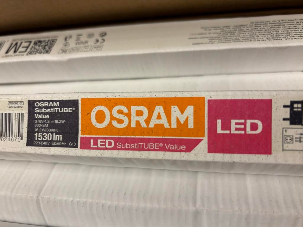 20x OSRAM LED TL verlichting 120cm - Nieuw!, Ophalen of Verzenden, Nieuw, Minder dan 50 watt, Lamp