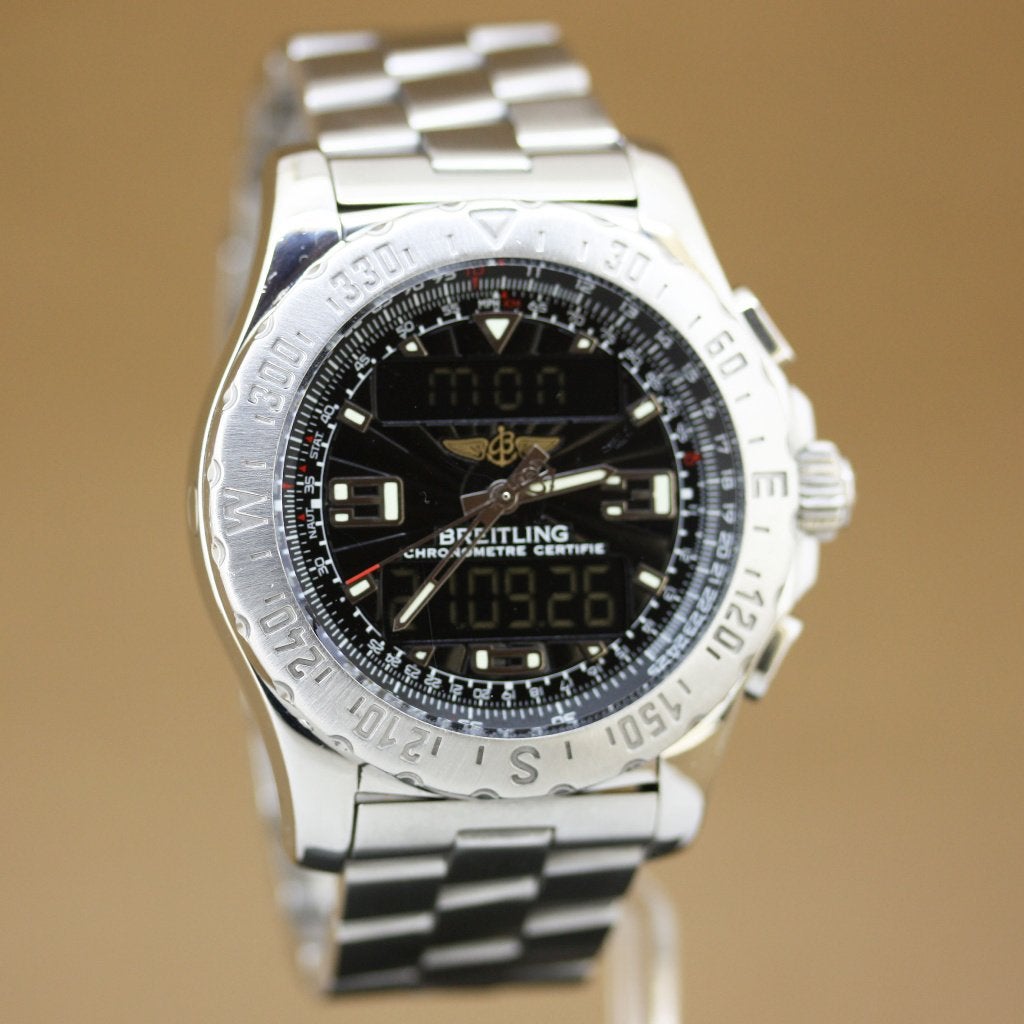 Breitling Airwolf A78363 Professional Full Set, Staal, Gebruikt, Staal, Breitling