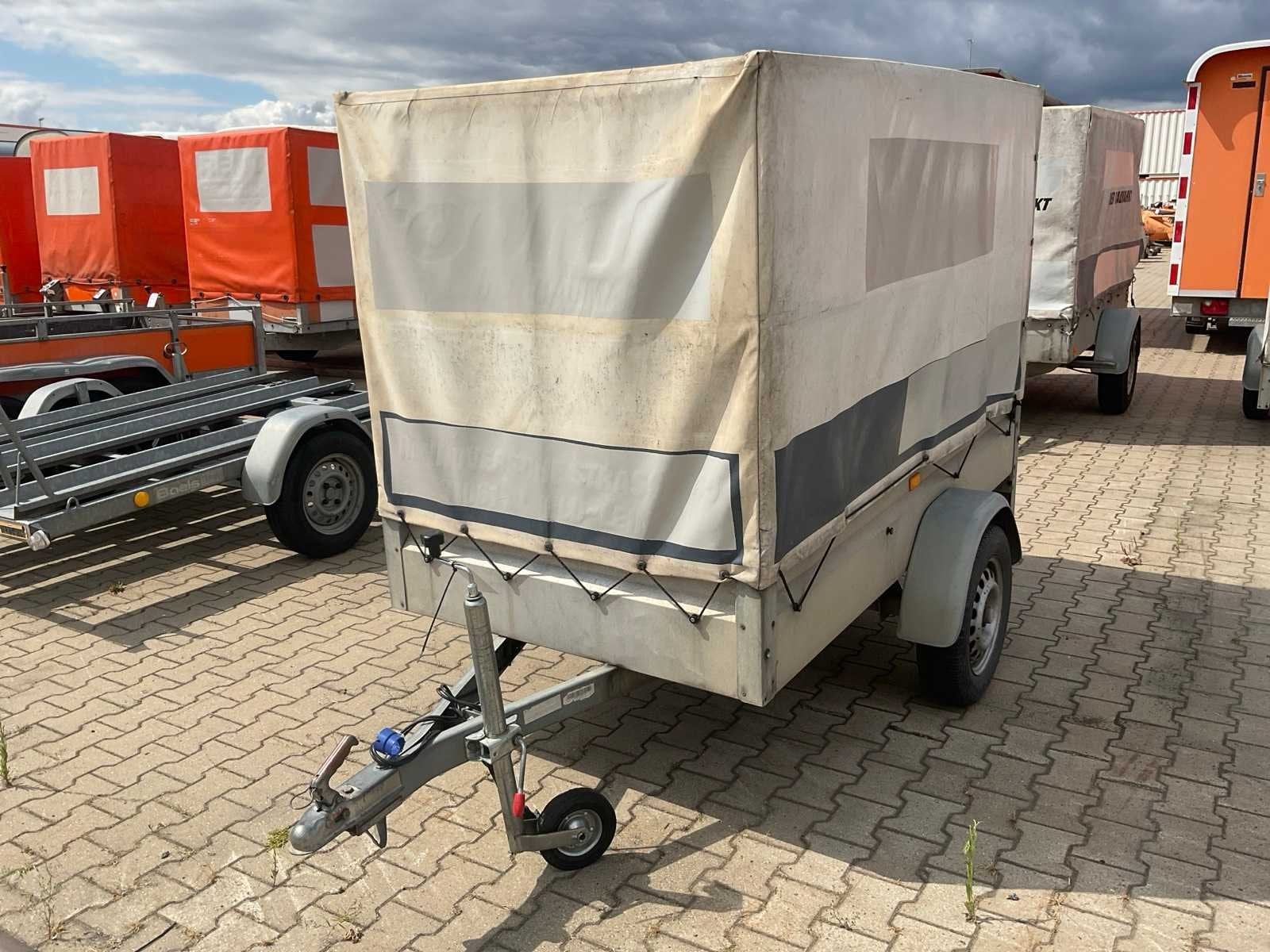 2006 Stema B6075 Huif-Aanhangwagen, Gebruikt
