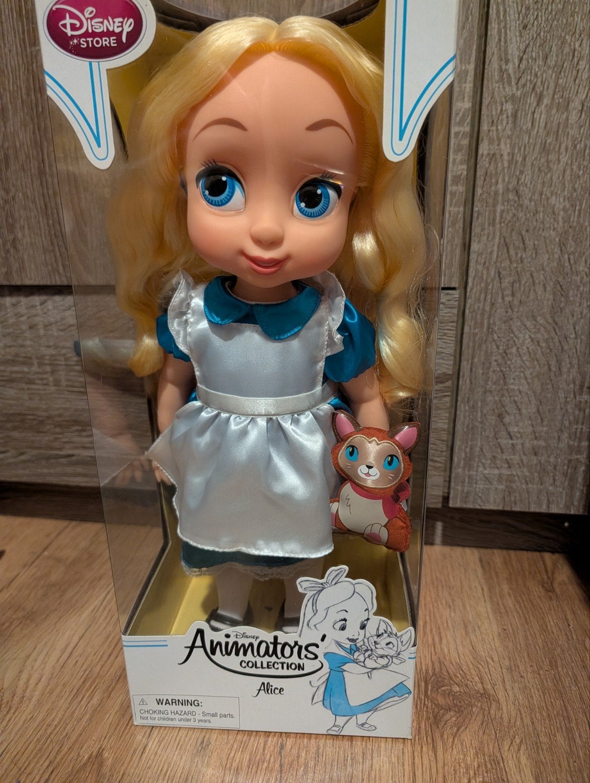 Disney Animators' Collection Alice pop - Zgan in doos, Ophalen of Verzenden, Zo goed als nieuw, Overige typen