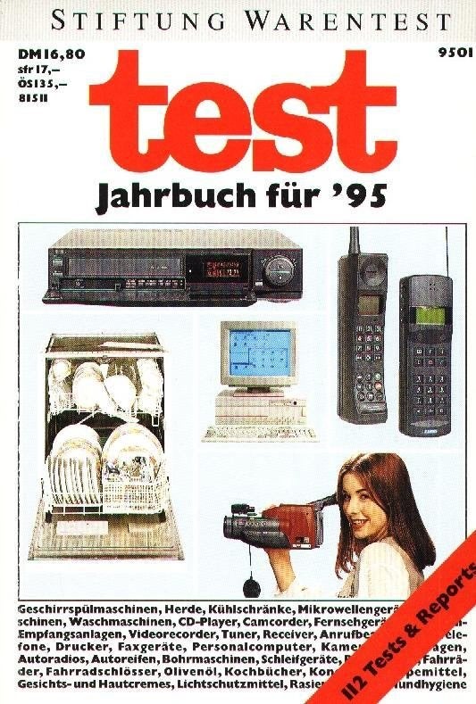 Test Jahrbuch für '95 - Stiftung Warentest, Non-fictie, Ophalen of Verzenden, Stiftung Warentest, Gelezen