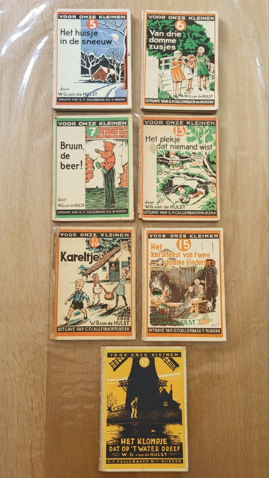 W.G. van de Hulst - Voor Onze Kleinen (7 delen), Ophalen of Verzenden, Gelezen, W.G. van de Hulst, Fictie algemeen