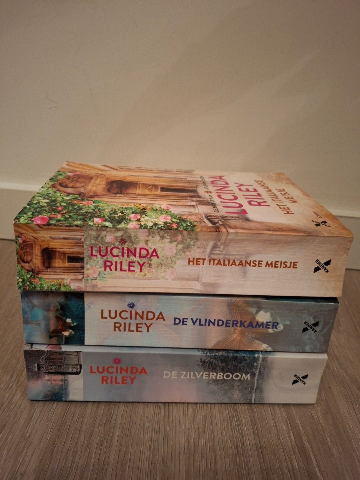 Lucinda Riley: Het Italiaanse Meisje, De Vlinderkamer,, Ophalen of Verzenden, Zo goed als nieuw, Lucinda Riley