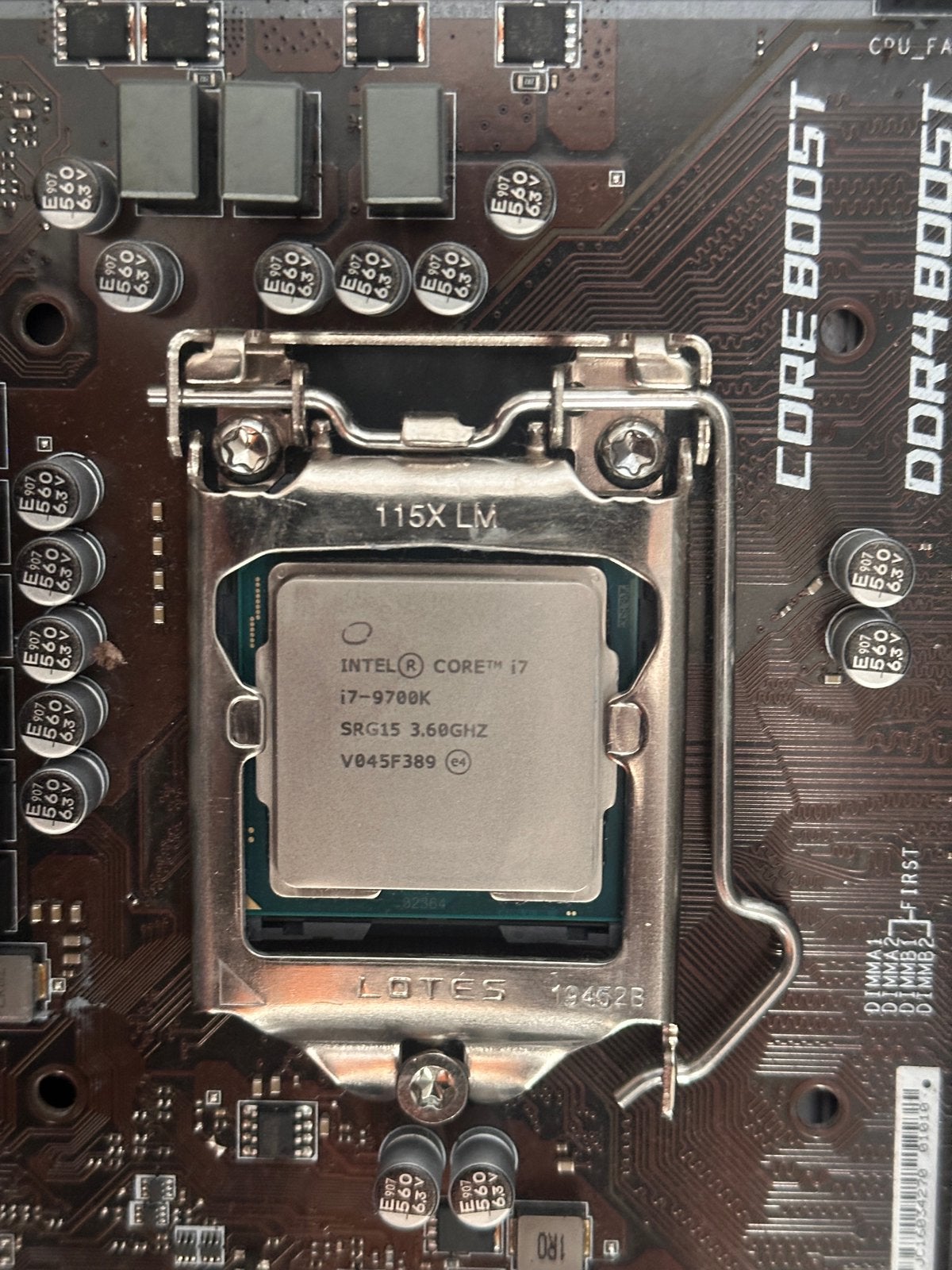Intel Core i7-9700k, Computers en Software, Processors, 8-core, Sales@chomi-systems.com, Ophalen of Verzenden, Zo goed als nieuw