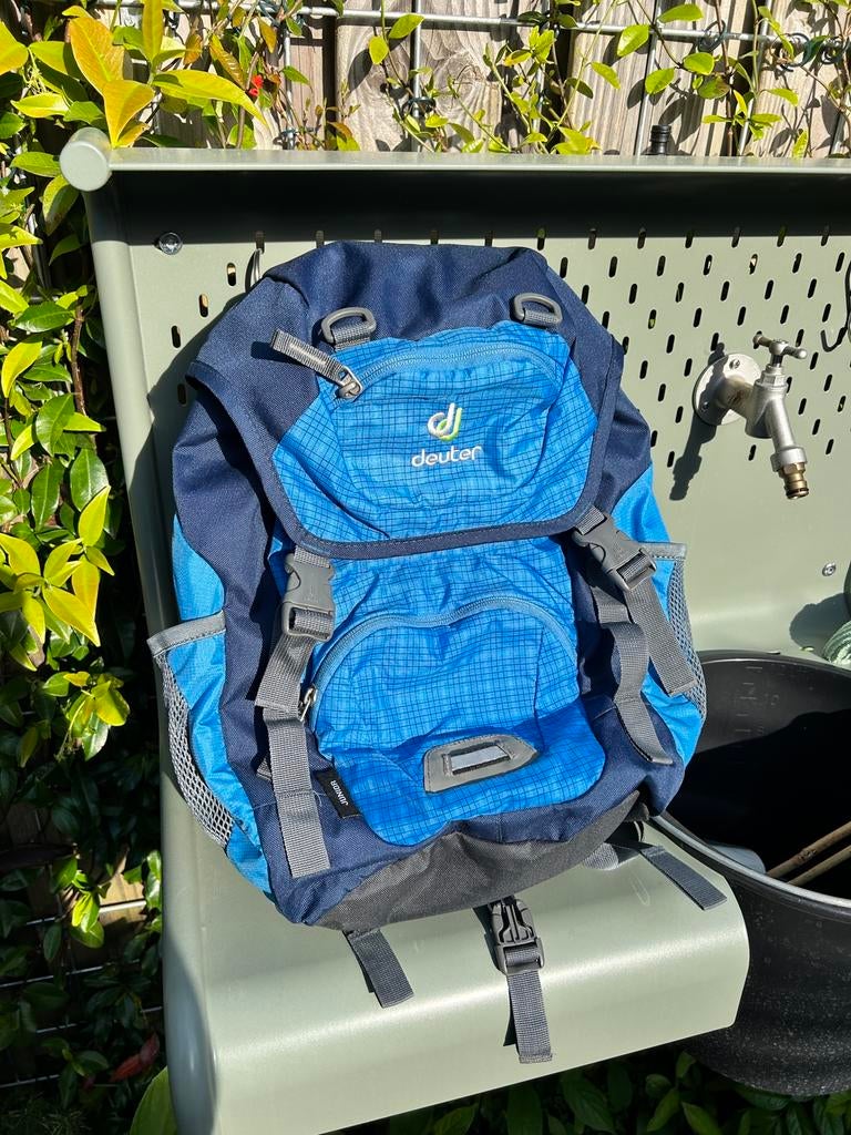 Deuter Junior kinder rugzak blauw – kinder / wandelrugzak, Ophalen of Verzenden, Gebruikt, Overige merken