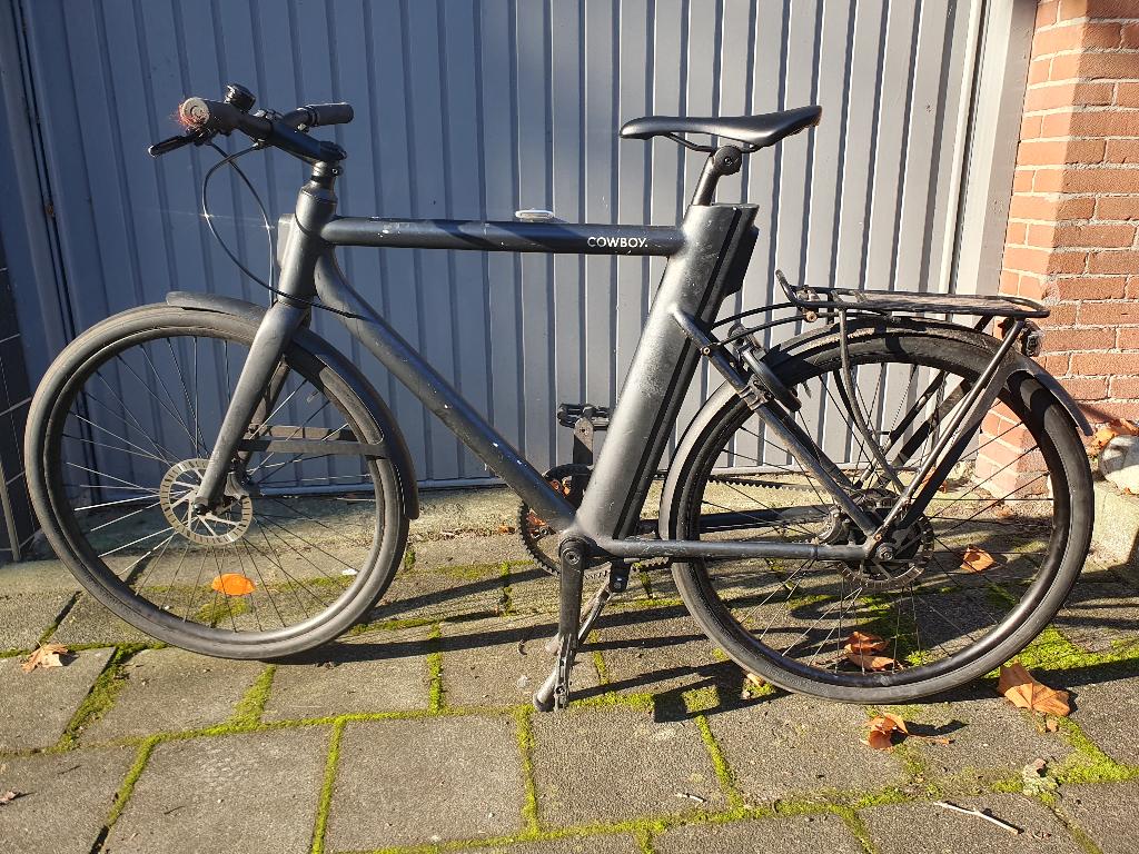 Cowboy C3, veel onderdelen of ter reparatie incl. batterij, Fietsen en Brommers, Elektrische fietsen, Ophalen, Gebruikt, 50 km per accu of meer