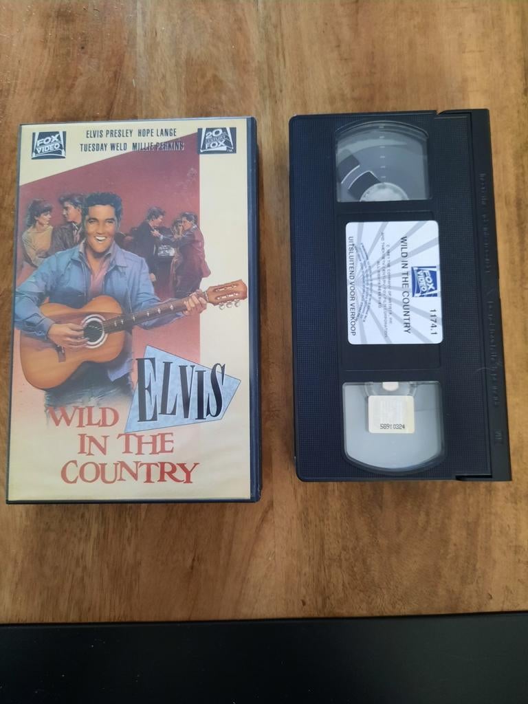 Elvis Presley - Wild in the Country VHS - Origineel, Alle leeftijden, Ophalen of Verzenden, Gebruikt, Drama