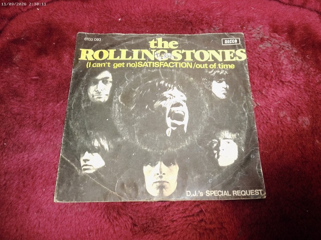 The Rolling Stones - Satisfaction / Out of Time, Gebruikt, 7 inch, Ophalen of Verzenden, Fotohoes