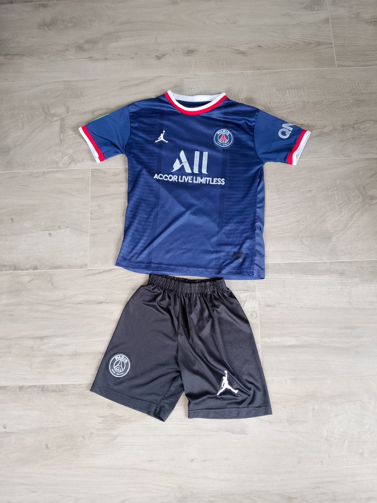 PSG Messi tenue maat 140, Sport- of Zwemkleding, Ophalen of Verzenden, Zo goed als nieuw, PSG