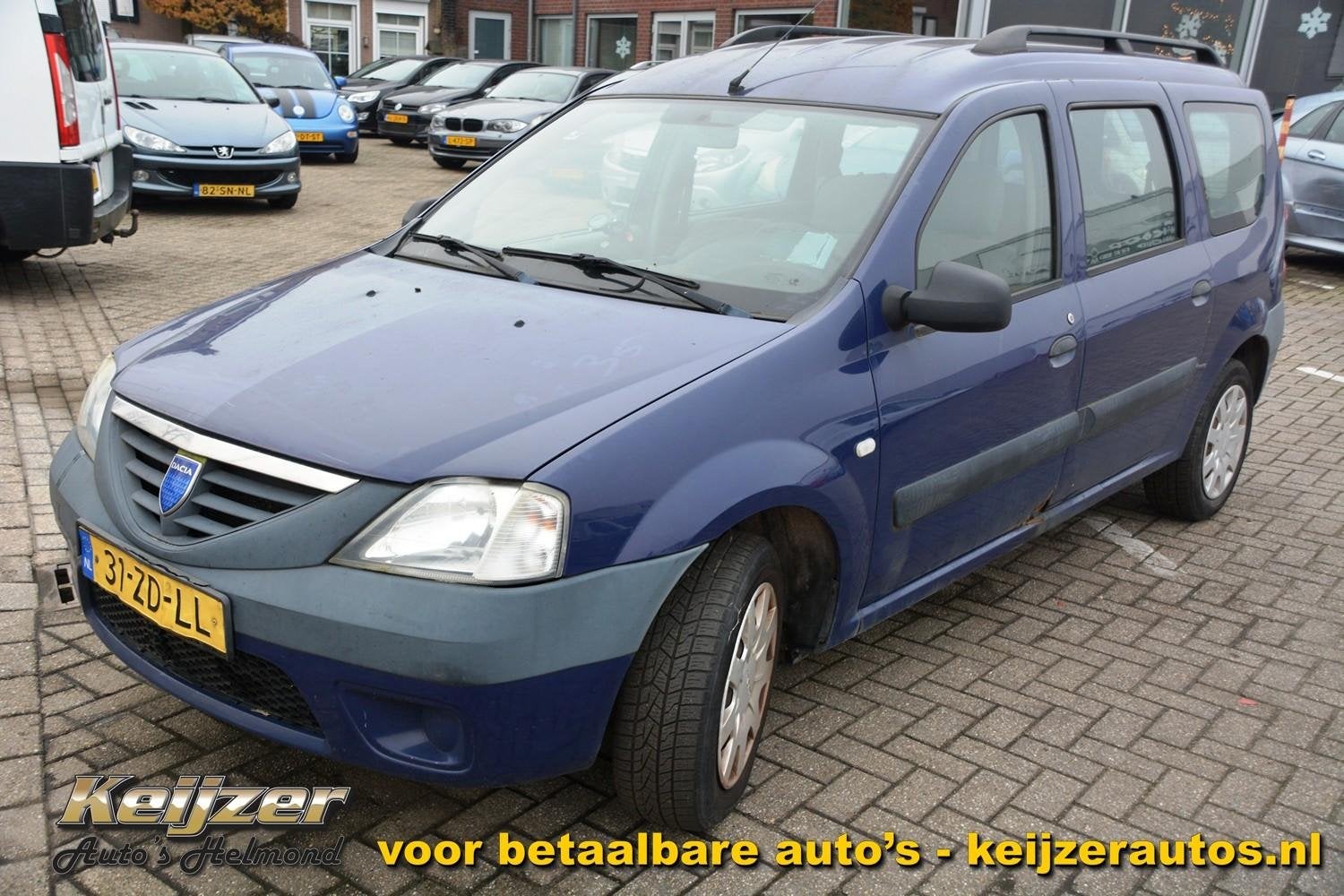 Dacia Logan MCV 1.4 Ambiance, Auto's, Stof, Gebruikt, Elektrische ramen, 4 cilinders