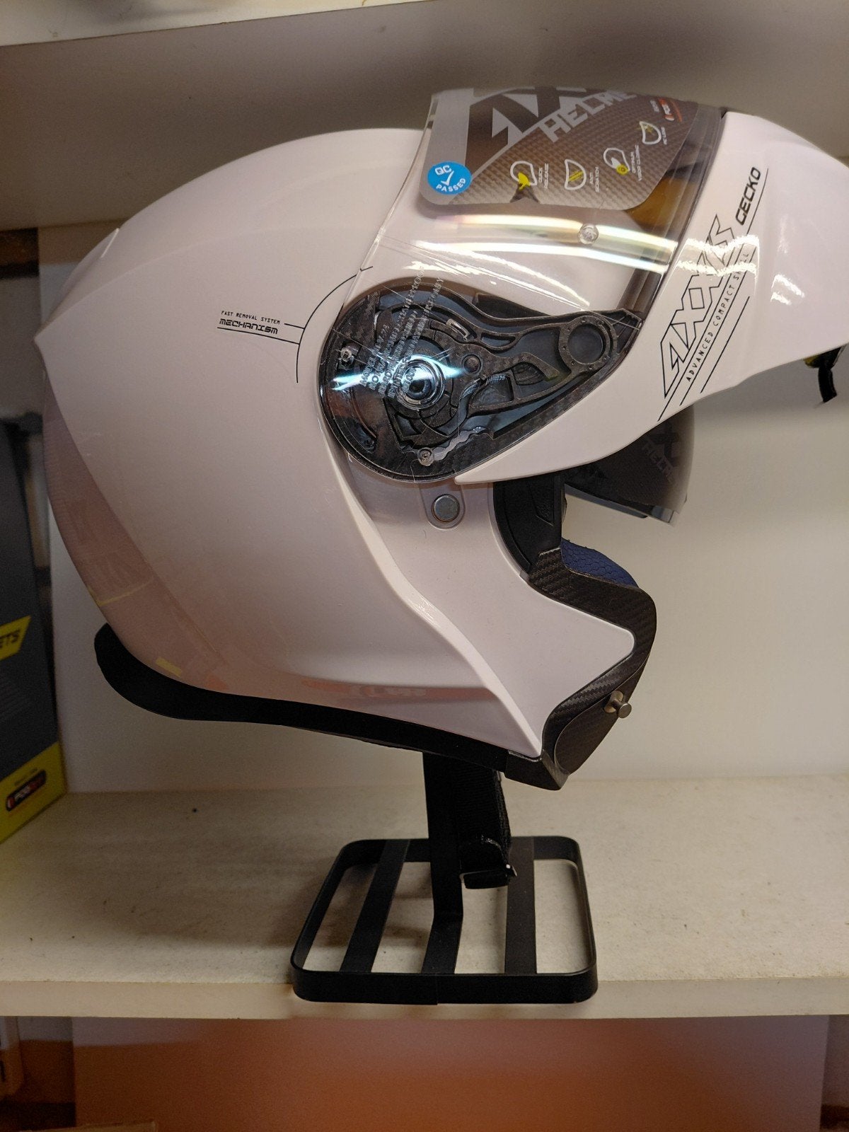 Nieuwe systeem helm met zonnevizier maat M, Nieuw met kaartje, M, Systeemhelm, Dames