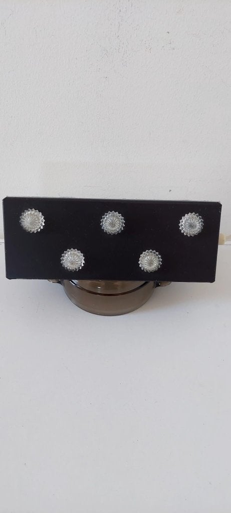 Vintage jaren 70 Space Age Bedlamp lamp Bruin (21x8,5 cm), Ophalen of Verzenden