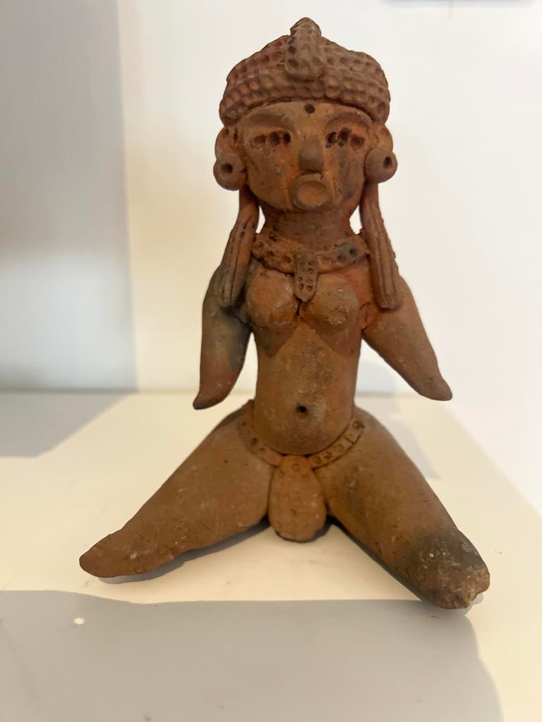 Antiek Terracotta Beeldje, Antiek en Kunst, Ophalen of Verzenden