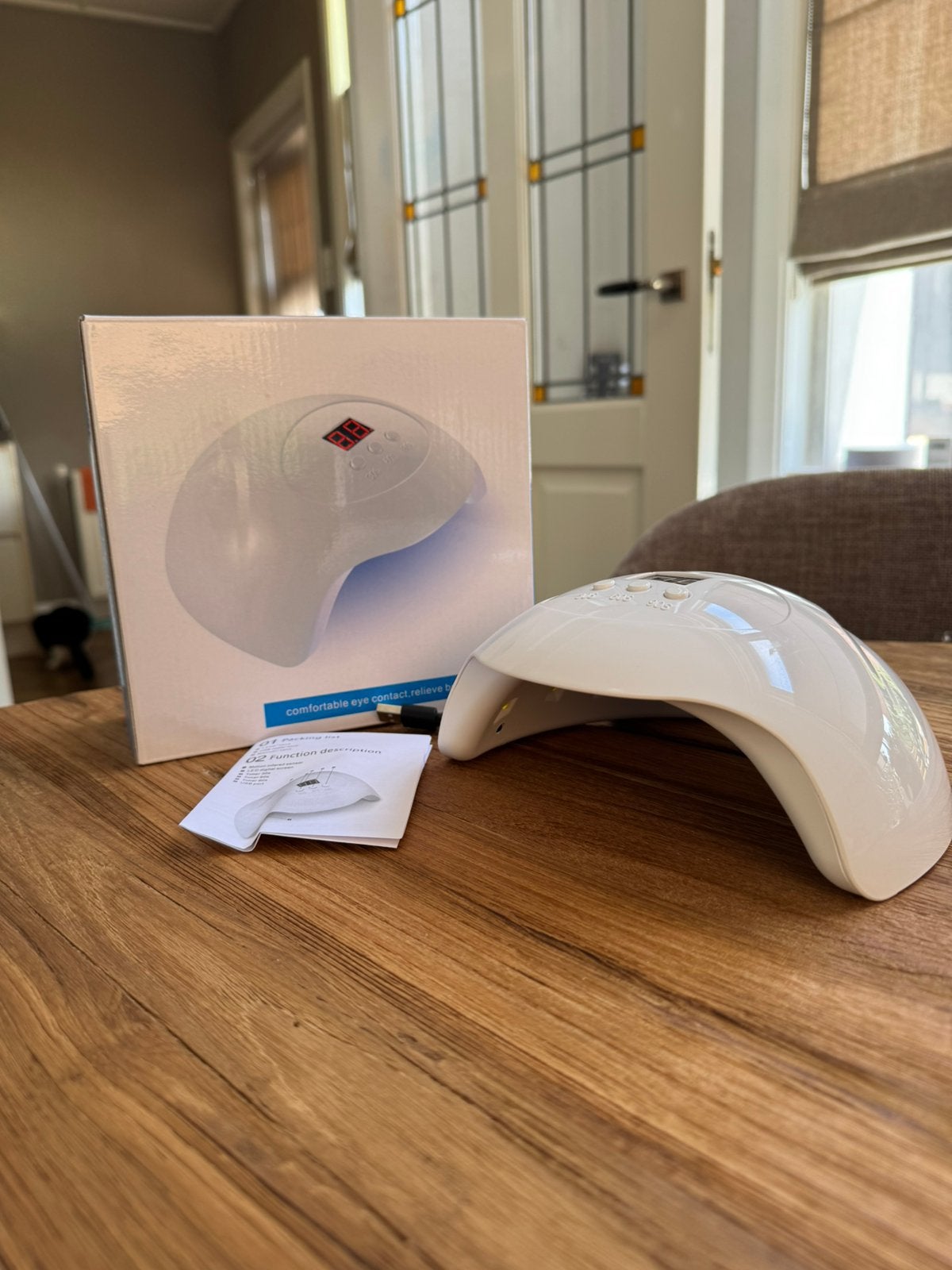 Nieuwe UV LED lamp, Wit, Nieuw, Ophalen of Verzenden, Handen en Nagels