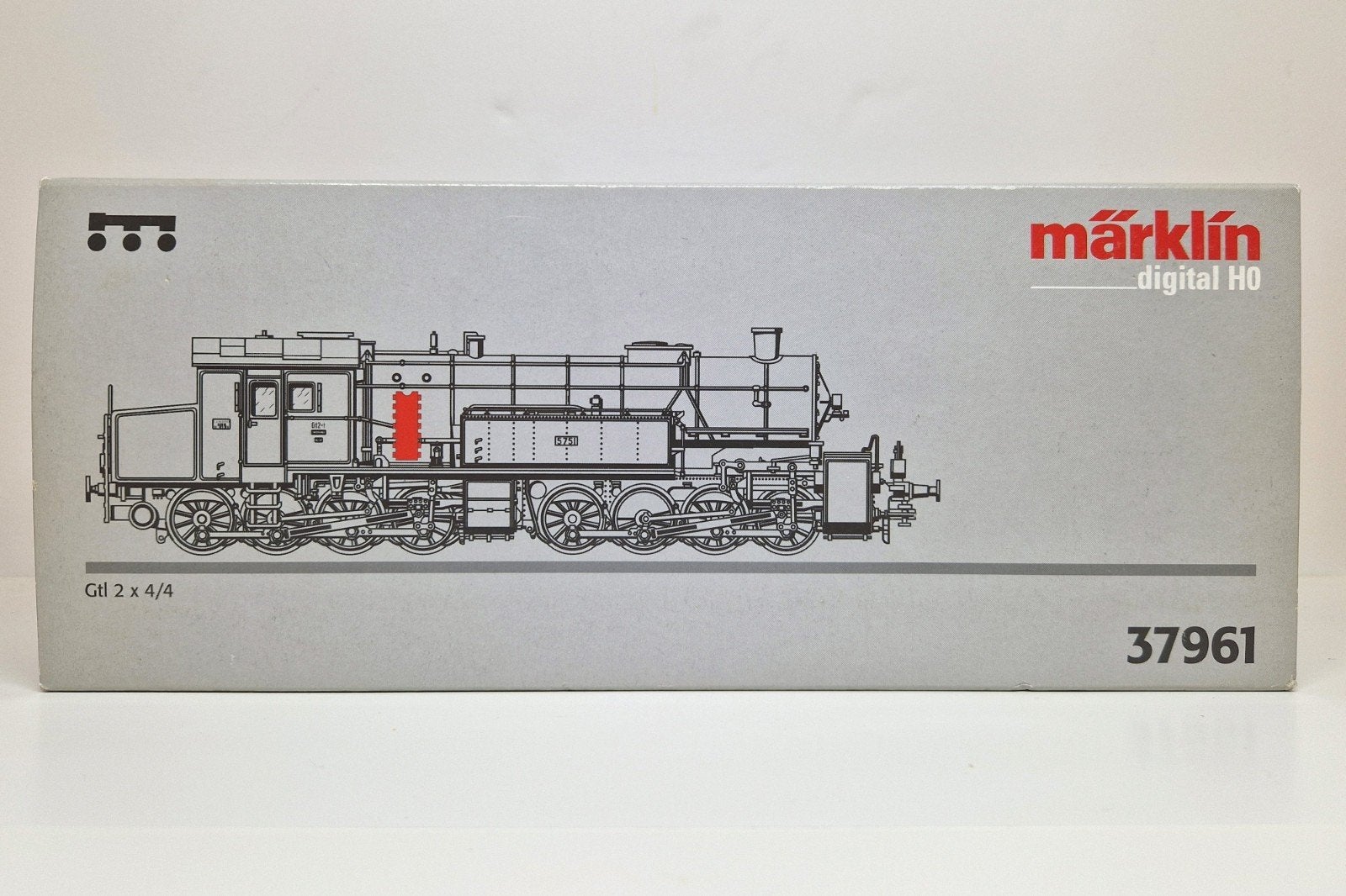Märklin Digital H0 37961 stoomlocomotief Gtl 2 x 4/4 nieuw., Ophalen, Wisselstroom, Locomotief, Nieuw