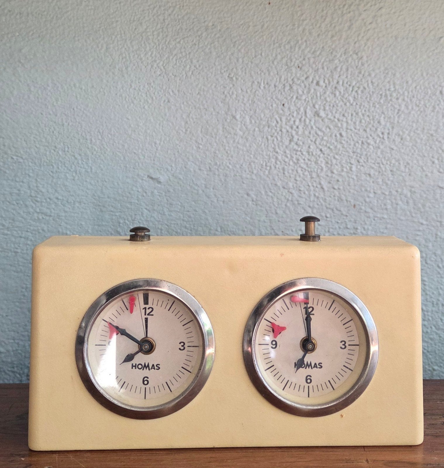 Vintage Homas Schaakklok, Ophalen of Verzenden