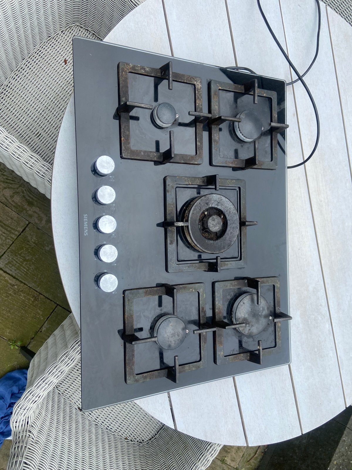 Gaskookplaat, Ophalen, Gebruikt, Inbouw, Gas