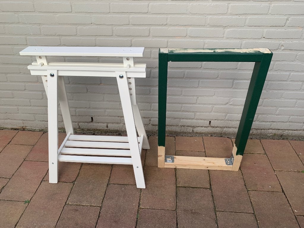 Schraag voor tafel (IKEA Mittback) met bijpassende voet, Ophalen, Overige typen, Scandinavisch, Hout