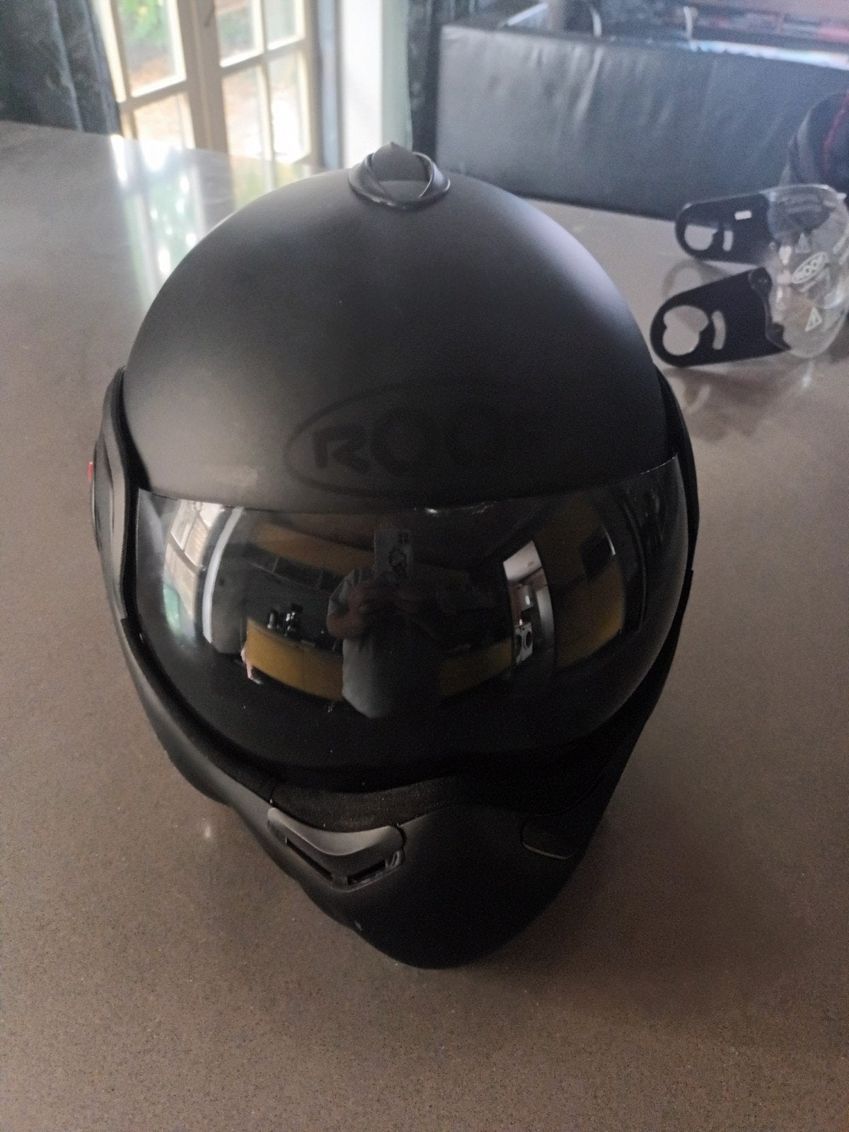 Roof v8matzwart, Heren, Jethelm, XXL, Tweedehands