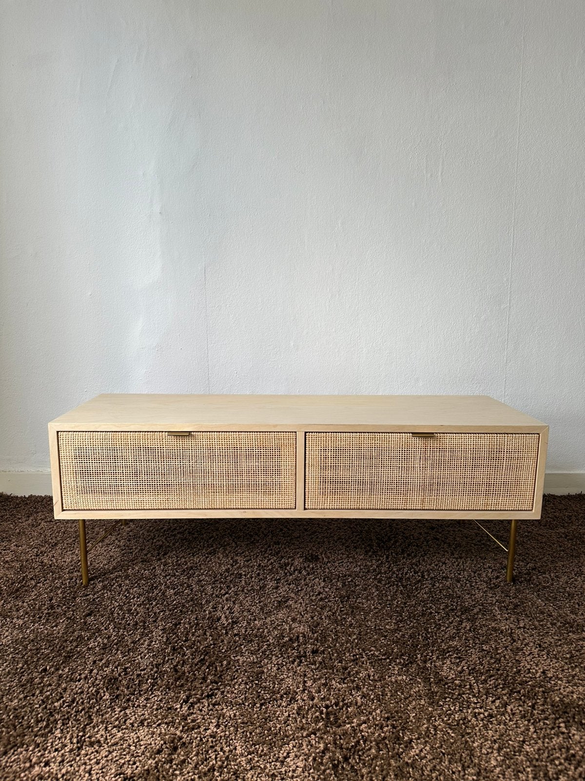 Houten tv-meubel van Maisons Du Monde, 100 tot 150 cm, Ophalen of Verzenden, Zo goed als nieuw, Minder dan 100 cm