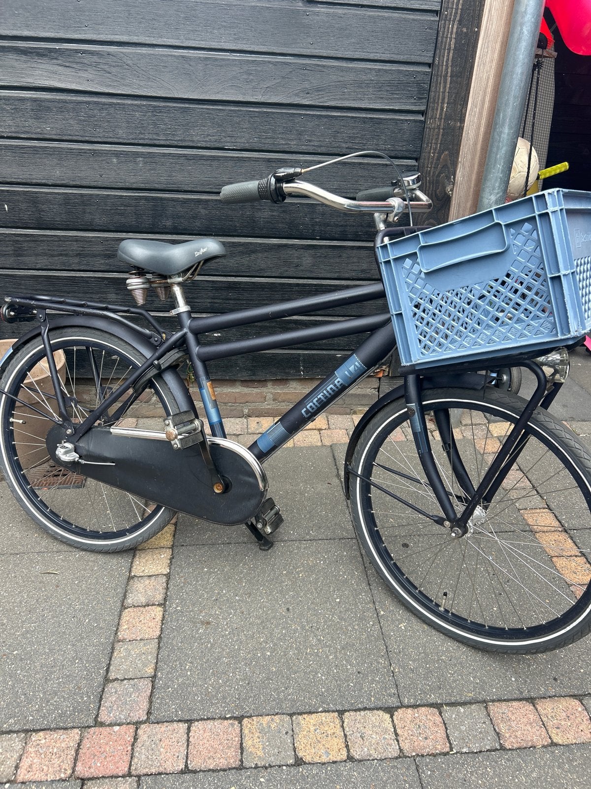 Cortina U4 24 inch fiets met krat, Ophalen, Gebruikt, 24 inch