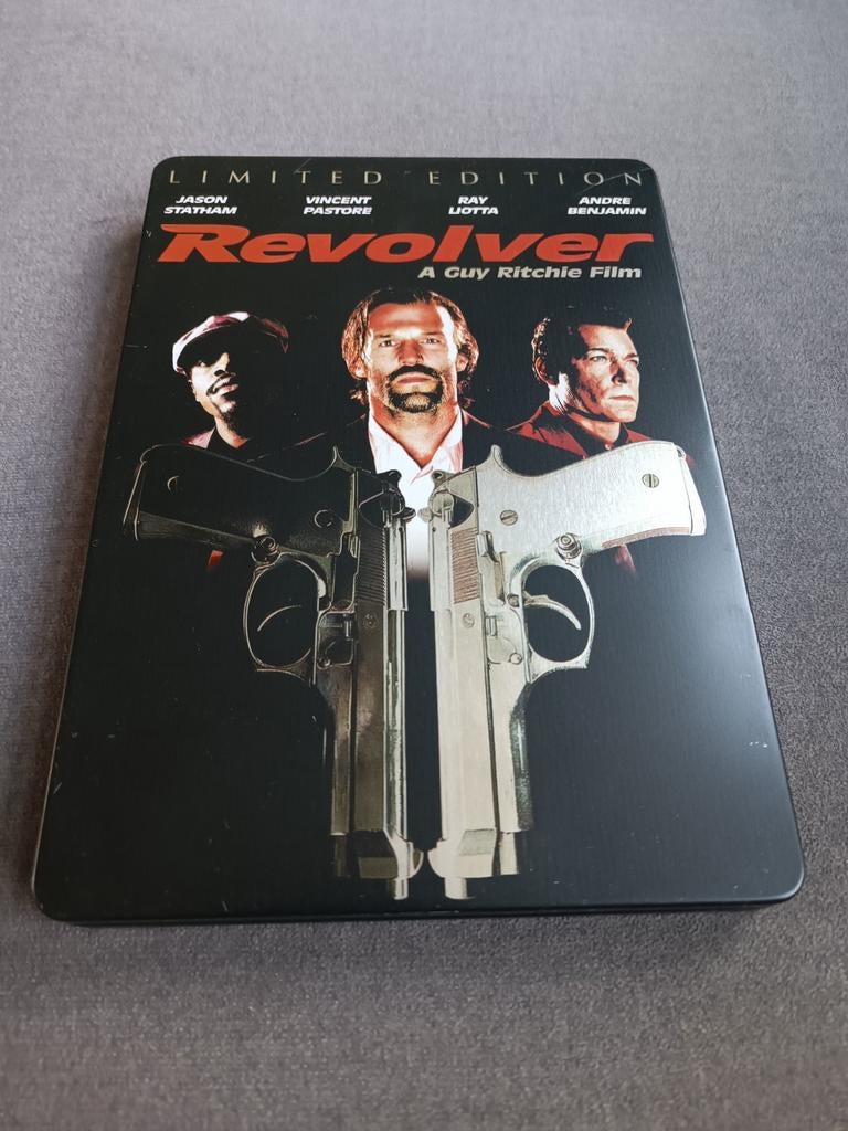 Revolver steelbook - dvd, Cd's en Dvd's, Dvd's | Actie, Vanaf 16 jaar, Ophalen of Verzenden, Zo goed als nieuw