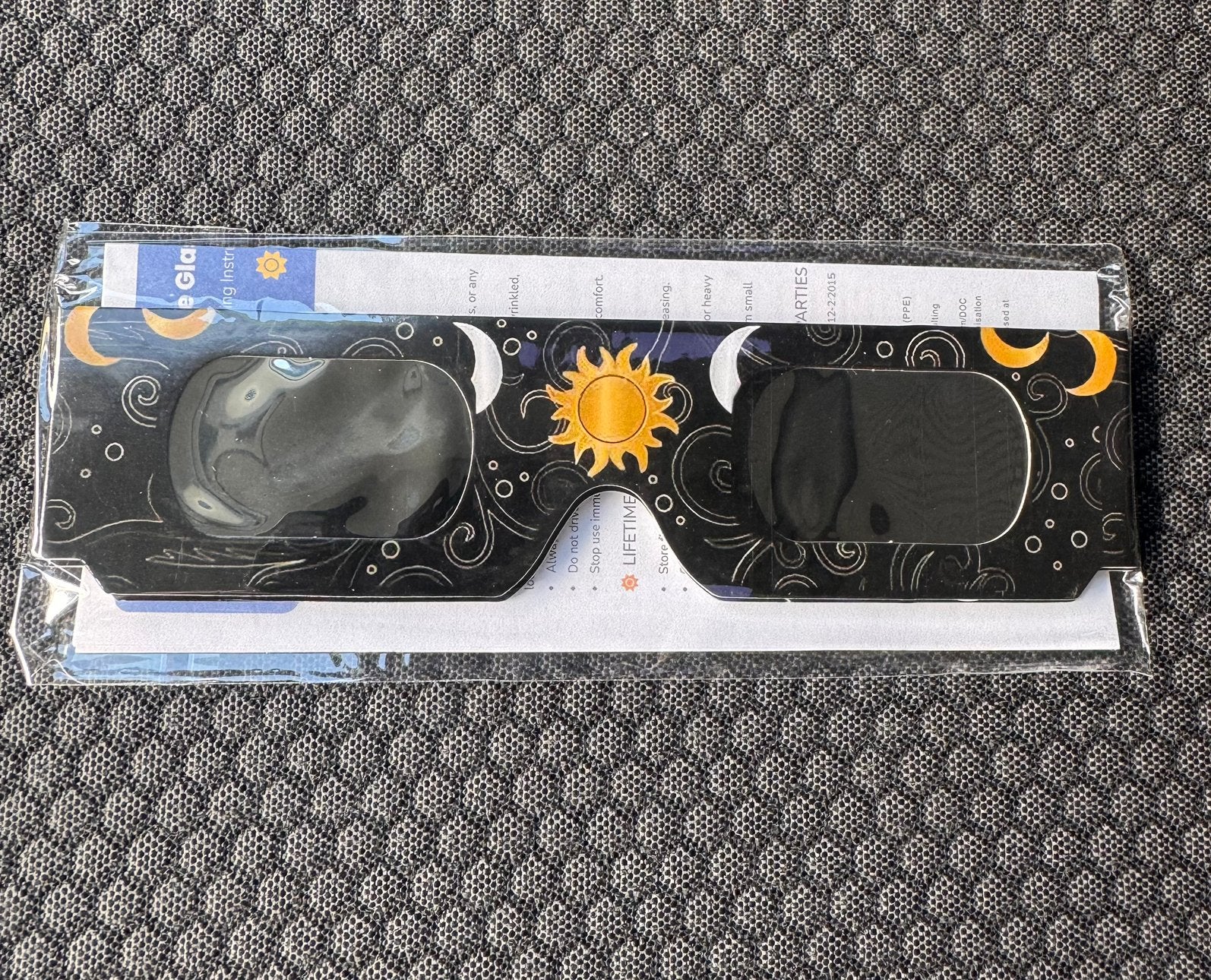 Eclipsbril iso conform CE gemarkeerd, Zwart, Nieuw, Bril, Ophalen