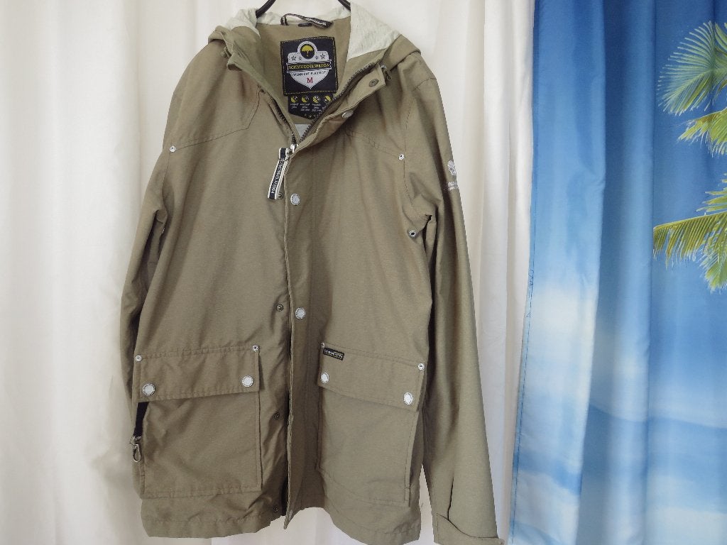 Khaki melange parka jas M Schmuddel Wedda, Ophalen of Verzenden, Gedragen, Maat 48/50 (M), Schmuddelwedda