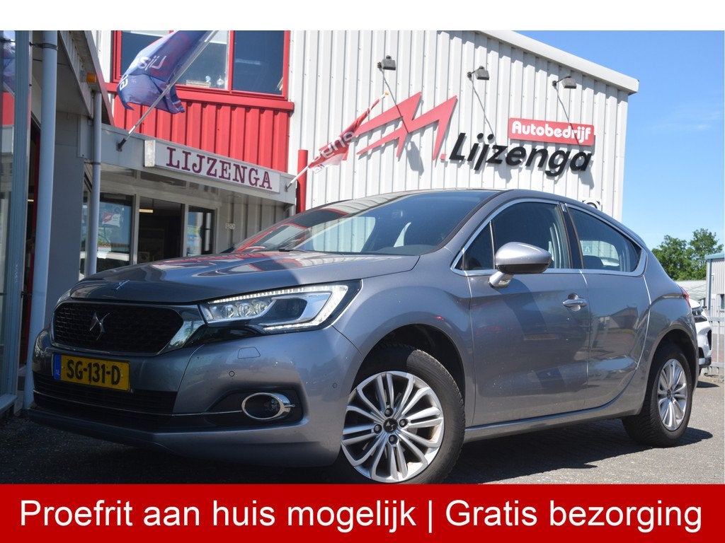 DS DS 4 1.6 BlueHDi Chic Carplay | Leer | LED | PDC | Trekha, Auto's, DS, Gebruikt, 4 cilinders, Met garantie (alle), Bedrijf