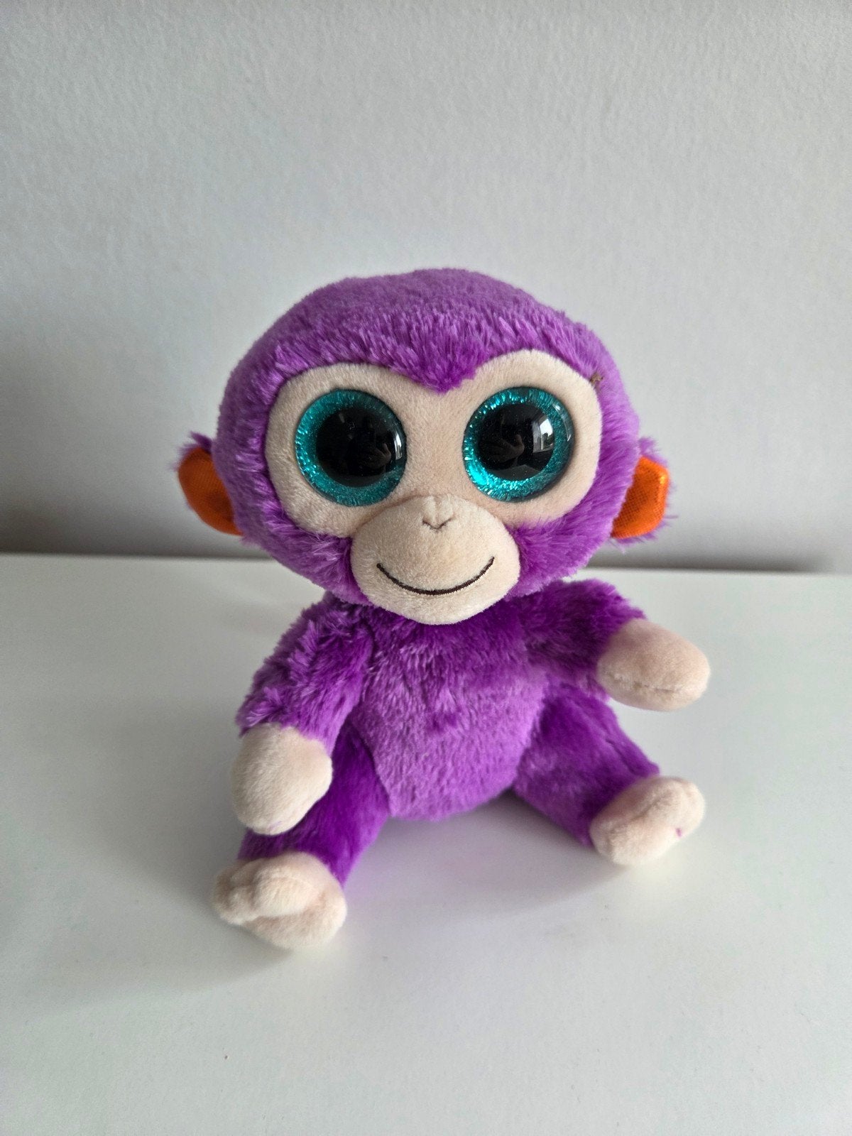 Ty Beanie Boo's Grapes de Aap - Paars Knuffel, Paars, Ophalen of Verzenden, Klein (minder dan 20 cm), Met label
