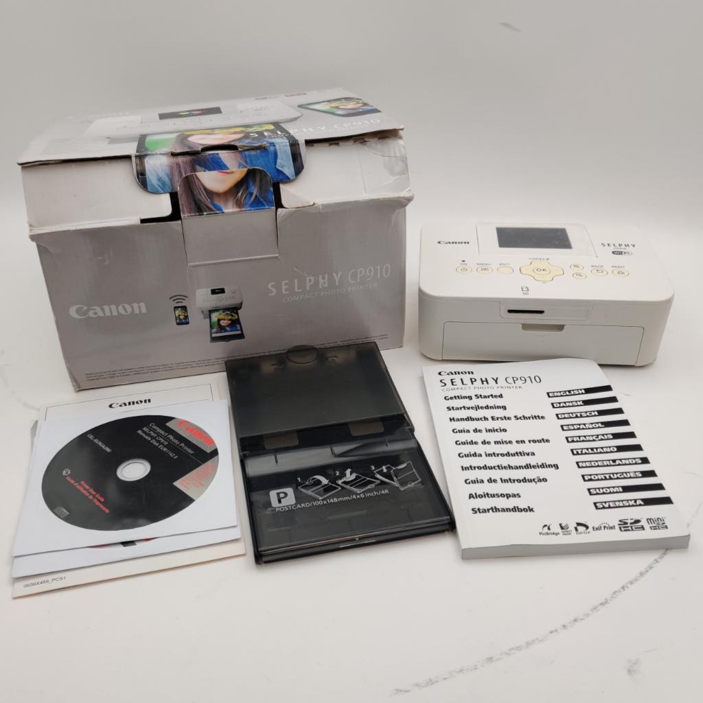 Canon selphy cp910 Foto printer nu voor €49.99, C, C, Ophalen of Verzenden, Zo goed als nieuw