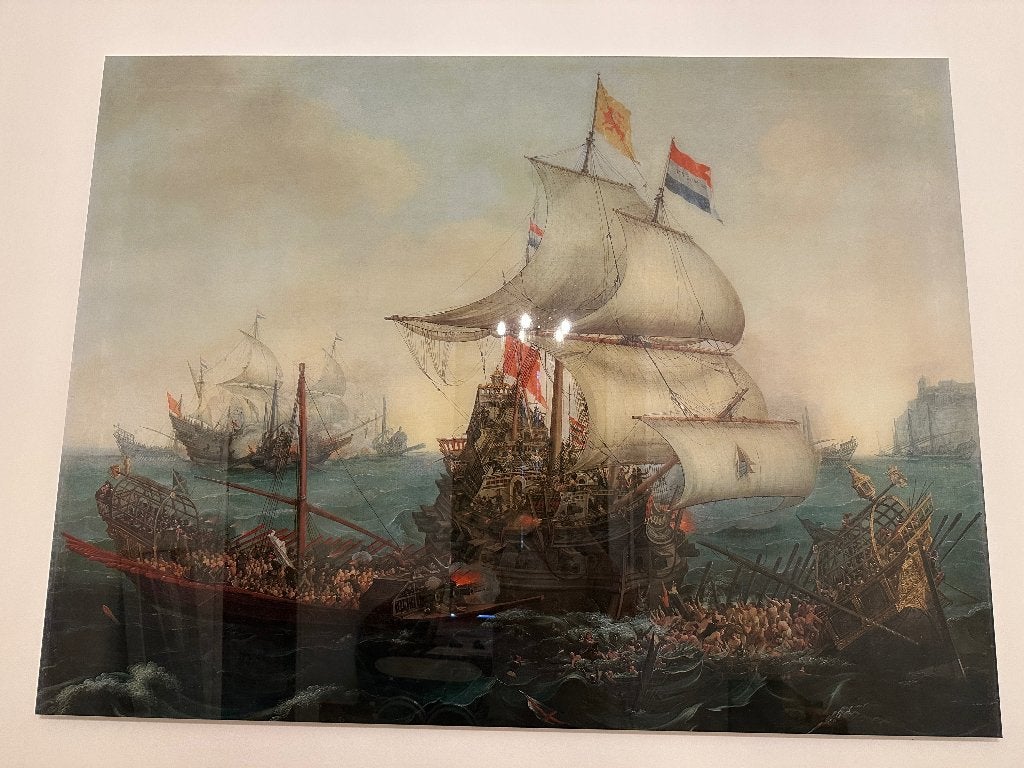 Kunstdruk op plexiglas, Ophalen, Schilderij, Zo goed als nieuw, 120 cm