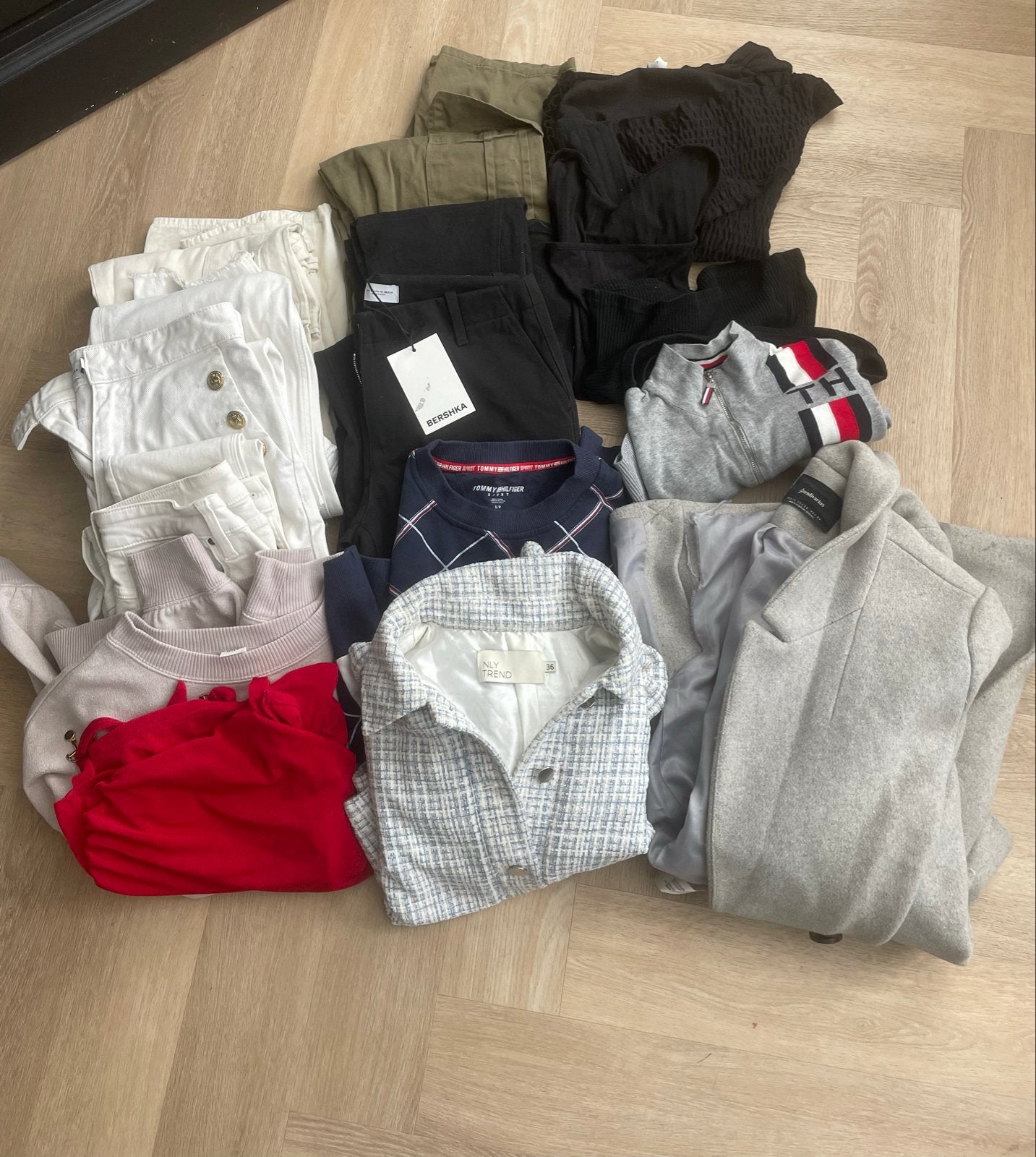Grote kledingbundel dameskleding maat S/M, Kleding | Dames, Broeken en Pantalons, Meerkleurig, Ophalen of Verzenden, Zo goed als nieuw