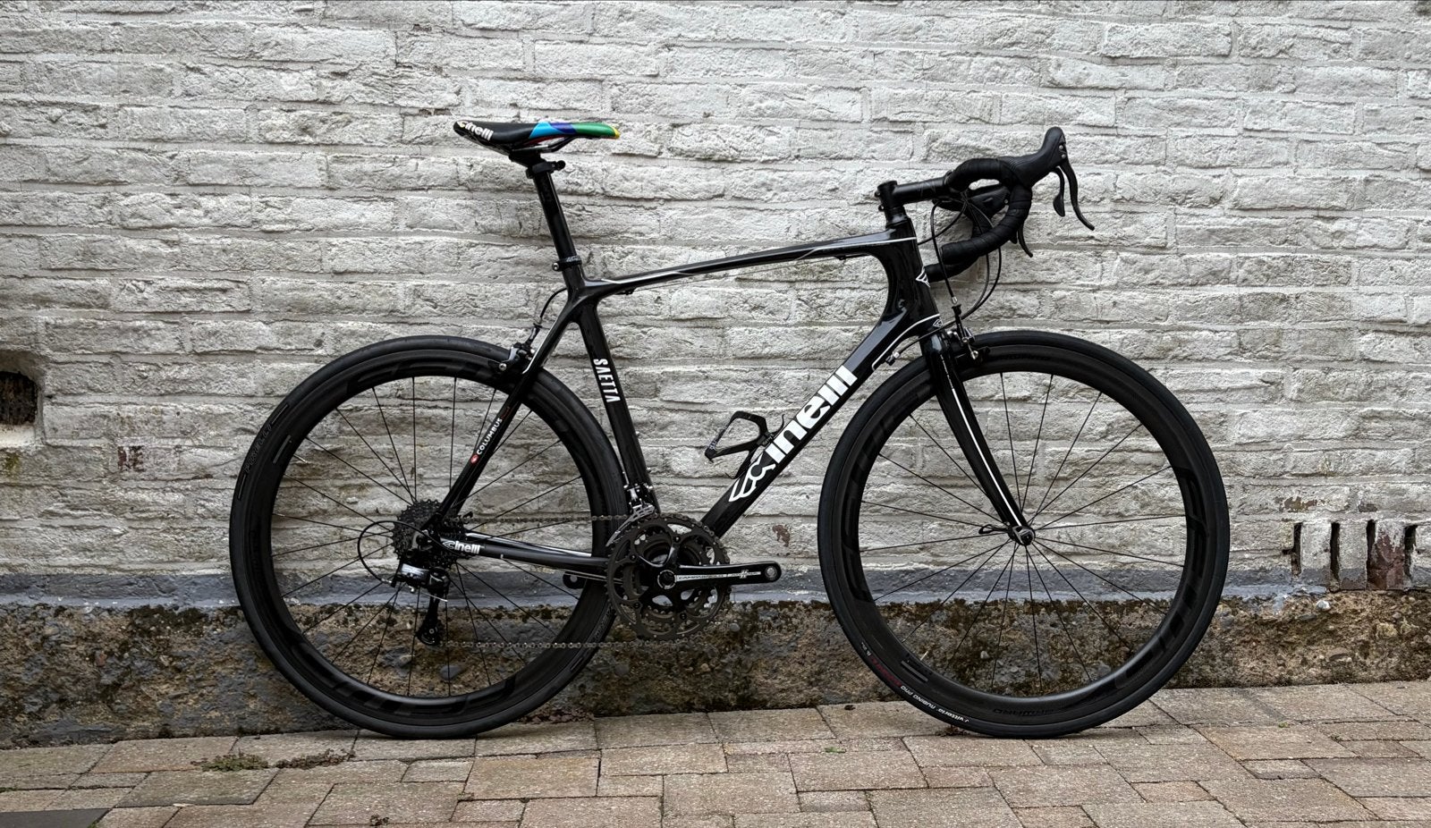 Cinelli Saetta racefiets - Carbon frame - Campagnolo, 28 inch, Gebruikt, Carbon, 57 tot 61 cm