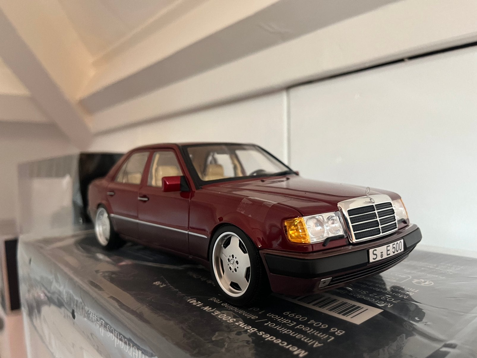Mercedes 500E W124, Ophalen of Verzenden, Nieuw, Auto, Norev