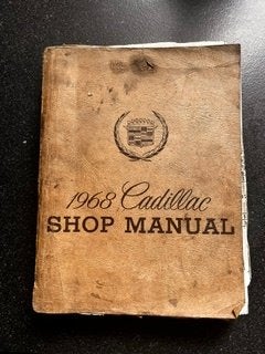 1968 Cadillac Shop Manual – Origineel Werkplaatshandboek, Ophalen of Verzenden, Overige merken