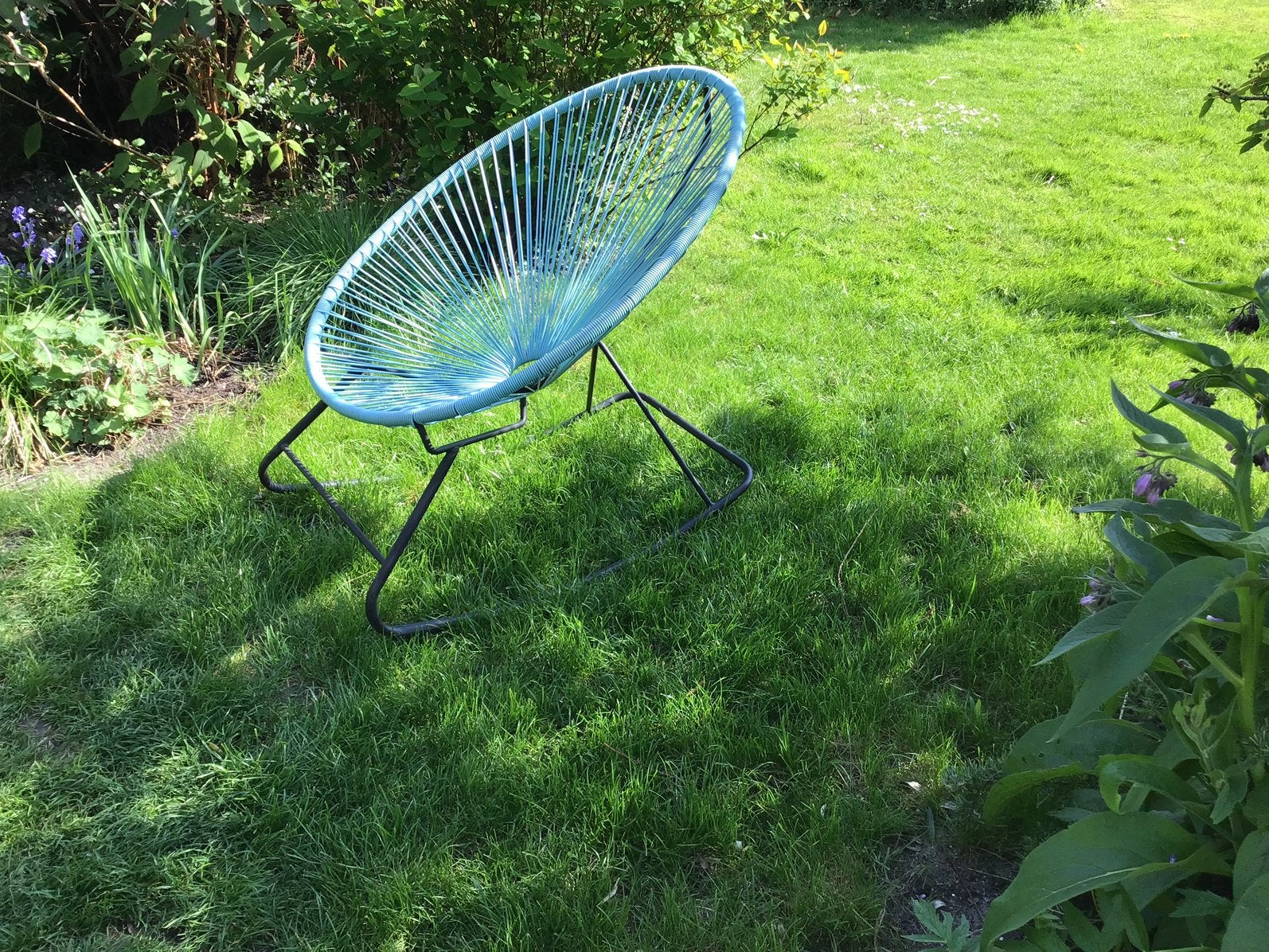 Schommel tuinstoel, Ophalen of Verzenden, Zo goed als nieuw