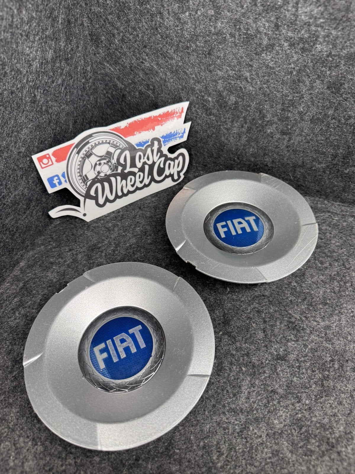 Fiat stilo 17” naafkappen, Ophalen of Verzenden, Zo goed als nieuw