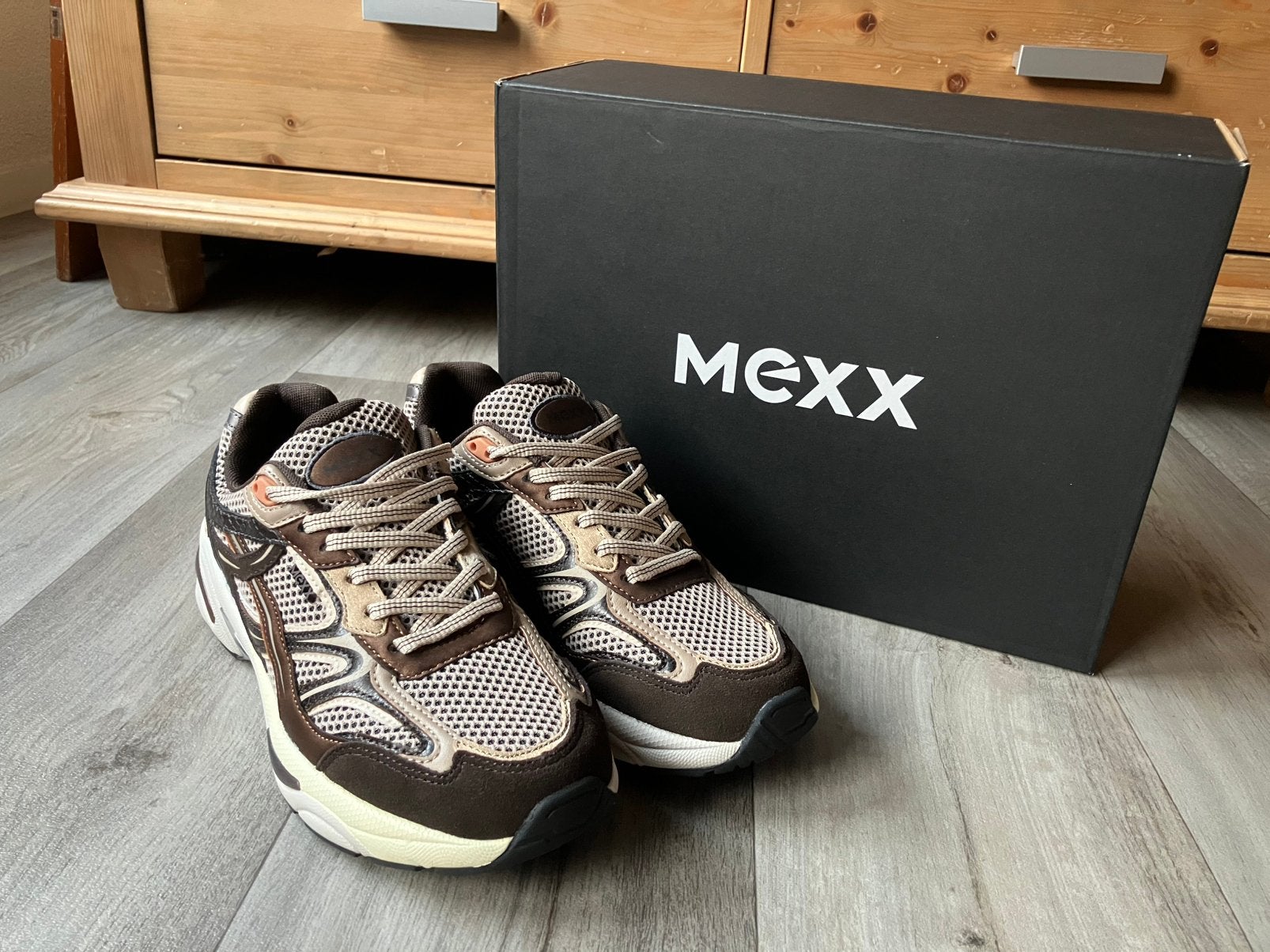 Bruine sneakers Mexx maat 37-38, Ophalen of Verzenden, Nieuw, Bruin
