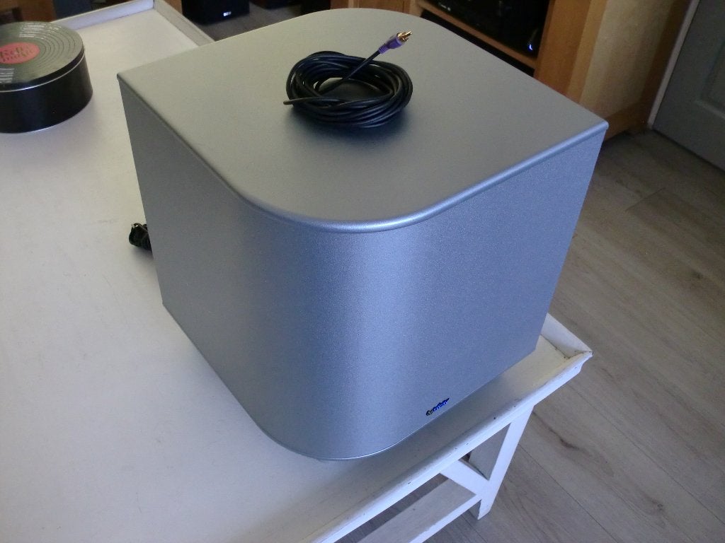 Infinity TSS-SUB500 8" (100W) + 12 maanden garantie., Audio, Tv en Foto, Luidsprekers, Subwoofer, Zo goed als nieuw, 60 tot 120 watt