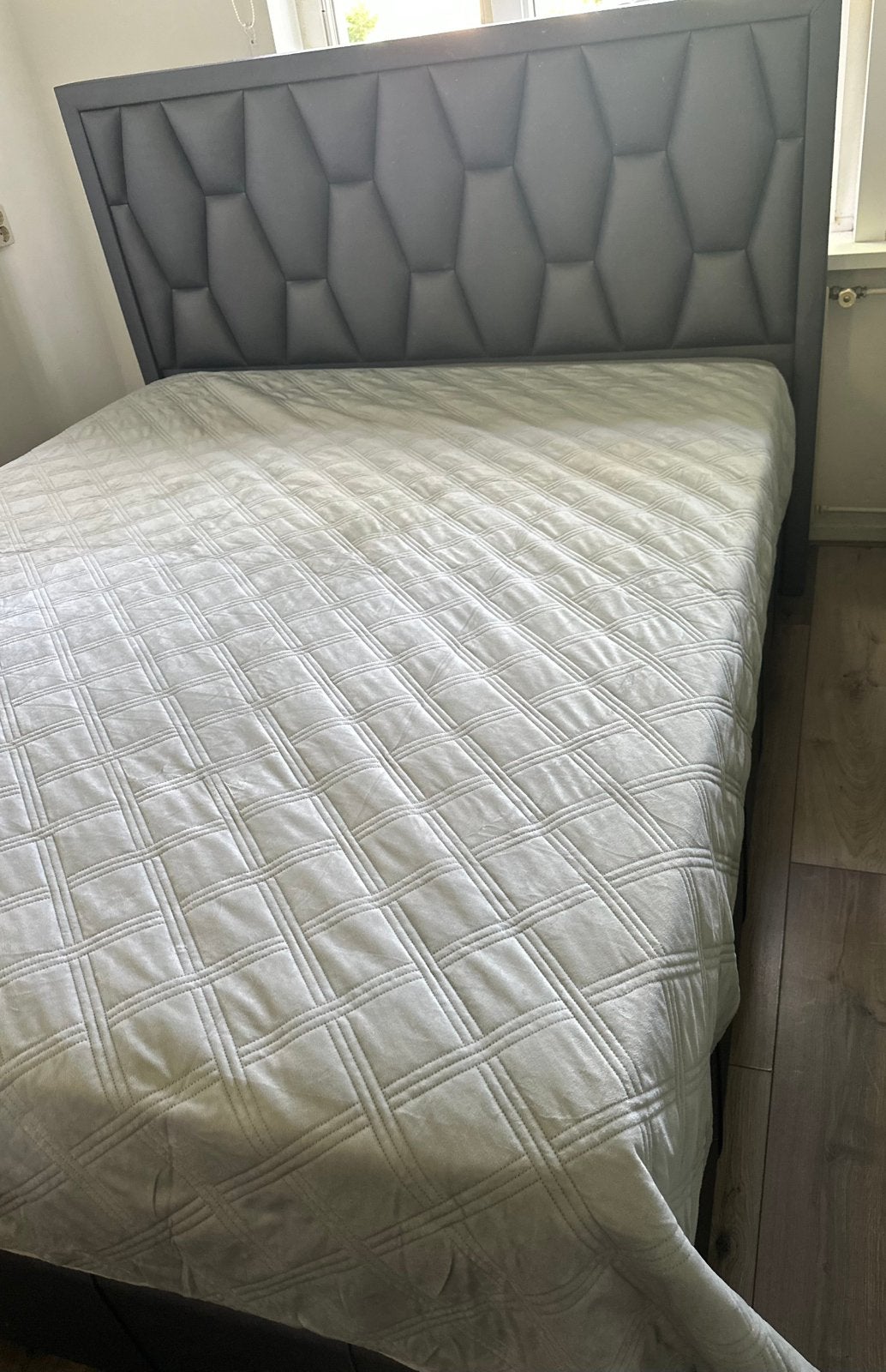 Tweepersoonsbed 160x200, Ophalen of Verzenden, Gebruikt, Tweepersoons, 160 cm