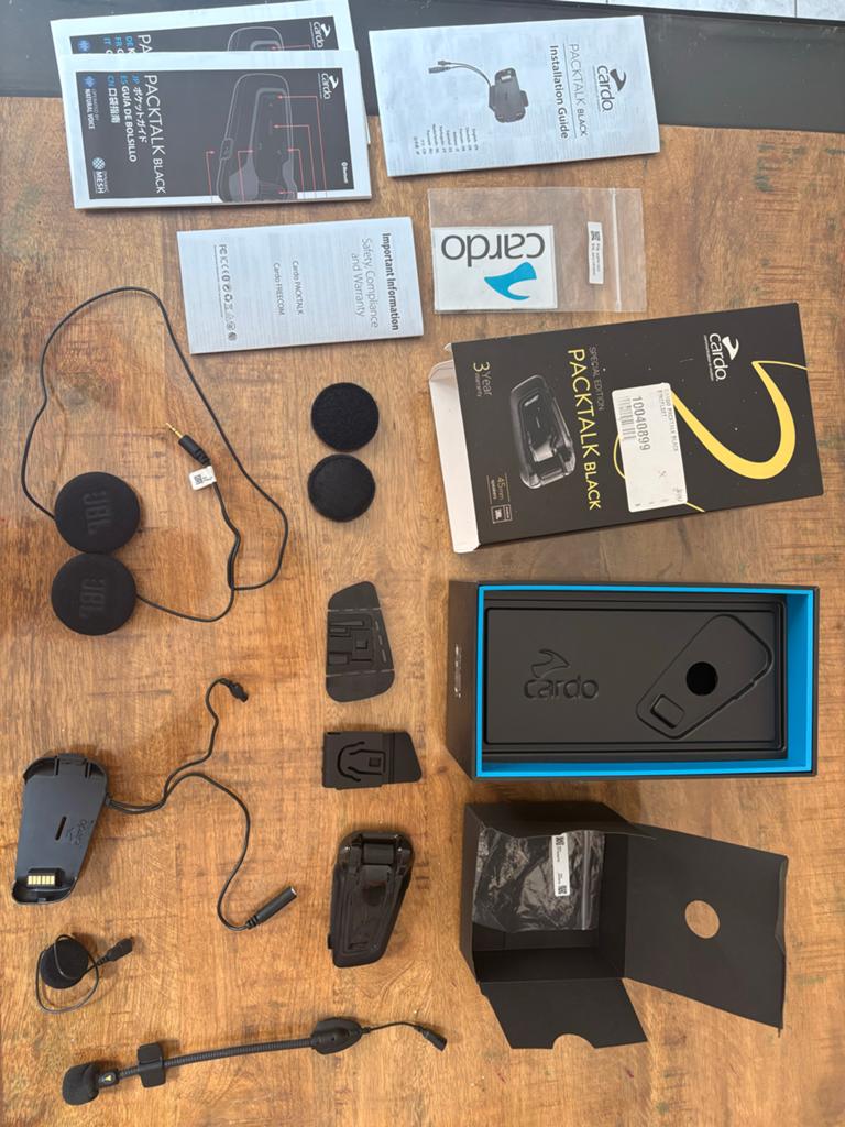 Cardo Packtalk Black Special Edition JBL - Zo goed als nieuw, Ophalen of Verzenden, Zo goed als nieuw